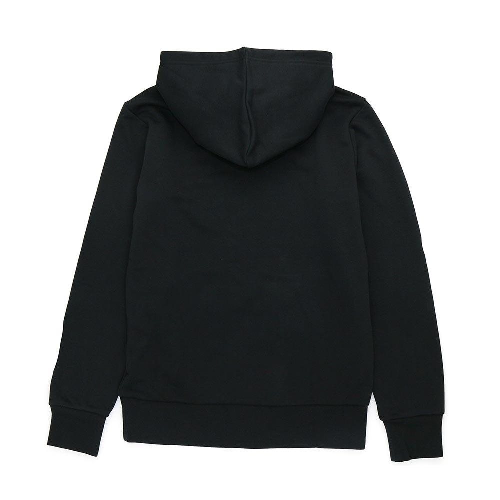 Adidas Solid Color Logo Print Hoodie Men Hoodies Black BR4747