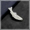 ISHOKUYA (Ishokuya) Angler Series Unique Fish Tie Clip, Tie Clip, Tie Bar, Yamame Trout