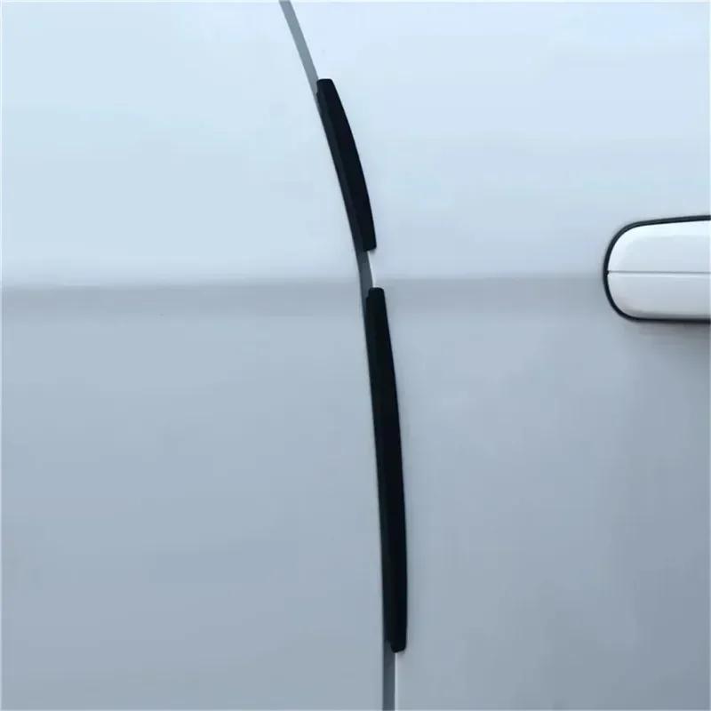 8Pcs/Set Car Door Protector Strip Auto Door Crash Bar Bumper Buffer Trim Guard Edge Corner Car Decoration Accessories