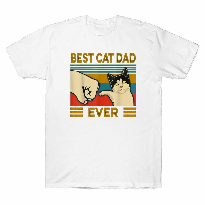 Bump Ever Cat Cat Dad Fit Tshirt Funny Best Vintage Tee Unisexs Retro Lover Cotton