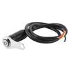 12V Stainless Steel Motorcycle Handlebar Switch LED Modification Bracket Control Push Button
