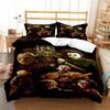 Halloween Horror Movie Clown Printed Quilt Cover Pillowcase Queen Bedding Set Bedding Set Luxury Personalized Bedding