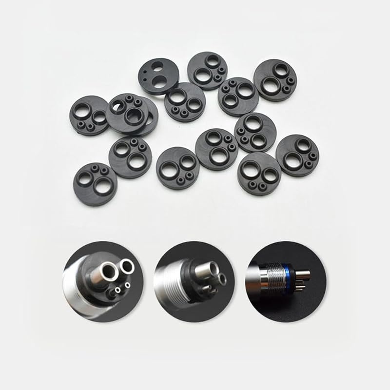 15 Stück autoklavierbare Dentalhandstück-Dichtung, passend für Midwest 4-Loch-Silikon-Ersatz