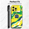 Brazil Brazilian Flag Soft Phone Case for iPhone 16 16E 17 Air 15 Pro Max 14 Plus 13 Mini 11 12 7 Black Cover Back Shell