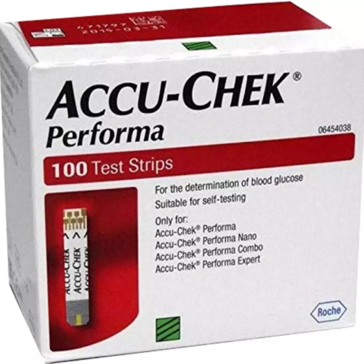 ACCU-CHEK Performa Тест-полоски для определения уровня глюкозы в крови 100 шт.