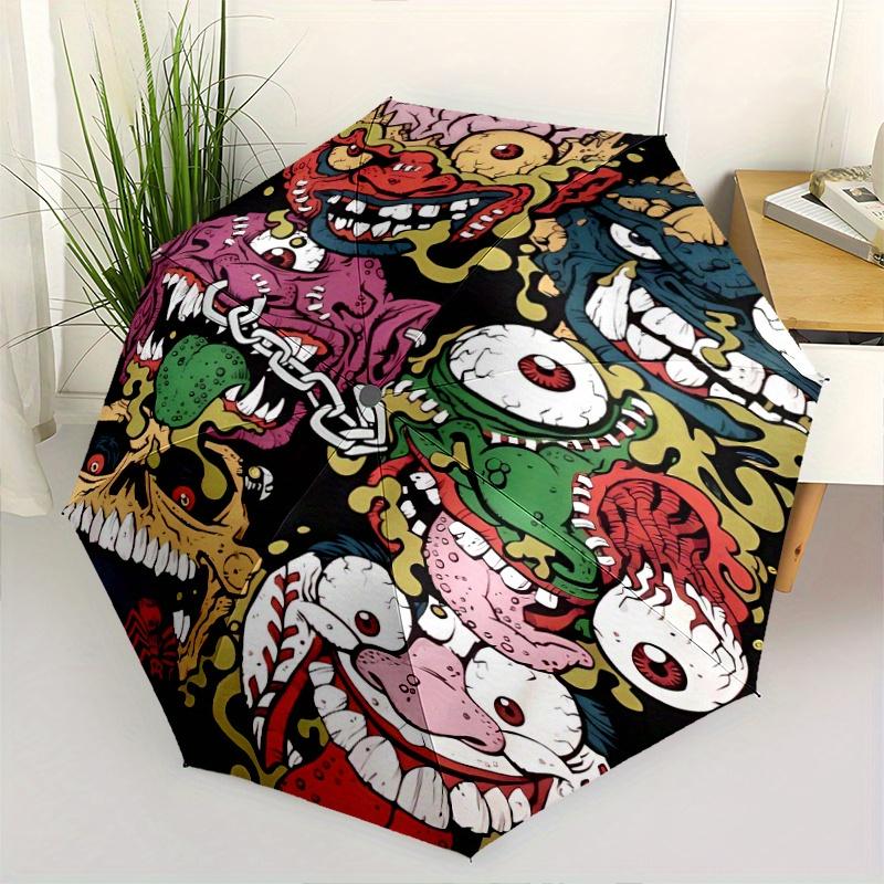 

Madballs Ideas Automatic 3 Fold Umbrella Design, Cute Cartoon Pattern, Portable Outdoor Umbrella, Perfect, Holiday Gift .C047