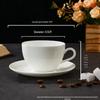 Lu Feng Lai Italian Style Bone China Coffee Cup and Saucer Set