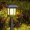 2-12 Piezas Luz LED Solar para Jardín Exterior Lámpara de Césped para Jardín Villa Patio Parque Patio Iluminación Decorativa de Paisaje