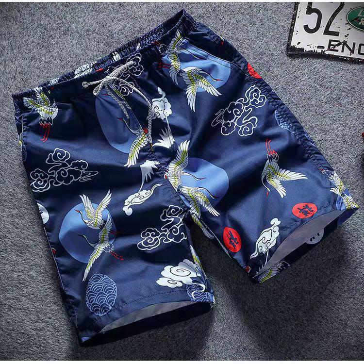 Men's Loose Casual Summer Beach Surfing Print Shorts