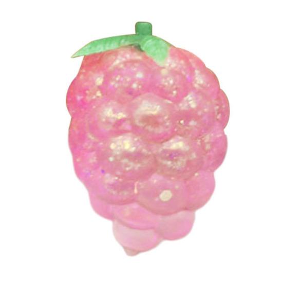 

1/3/5Pcs Stress Relief Toy Soft Elastic TPR Material Decompression Toy Glitter Grape Shape Design Portable Small Size Squeeze Toy 1pc