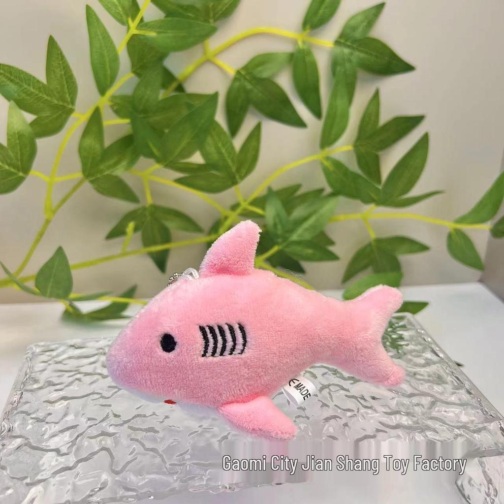 Douyin Shark Whale Plush Toy Keychain - Marine Life Pendant Doll