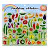 3D Bubble Sticker Car Truck Plane Traffic Waterproof Cartoon Anime Stickers For Girl Boy Kids Funny Educational Toys