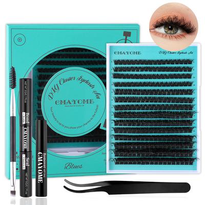 280 Clusters Diy Segmented False Eyelash Set Natural Dense D-Song Single Cluster Of Lashes Eyelashes
