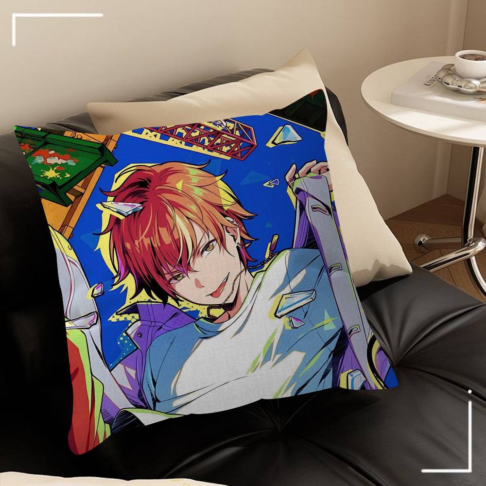 Anime singer Akito Shinonome   Pillow Cushion Cover Pillowcase Living Room Sofa Home Decor Customized