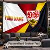Wall Hanging Tapestry Custom NameVfB Stuttgart FC Pattern Personalized Printed Fabric Wall Decor