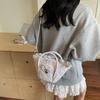 Lace Lace Shoulder Bag Fashion Casual Bag 2025 New Trendy Ins Japanese and Korean Diamond Embroidered Thread Handbag Women