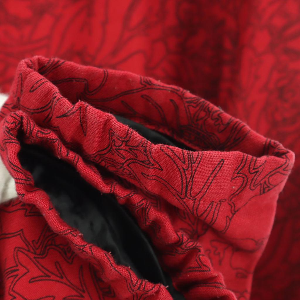 SUSPEREAL made in Japan Skull Pattern Long sleeve Zip jacket L Red Men's Used