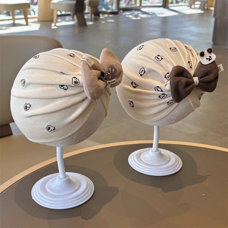 Baby Herbst Winter Schmetterling Schleife Mütze Mit Atmungsaktiver Wärme Für Neugeborene