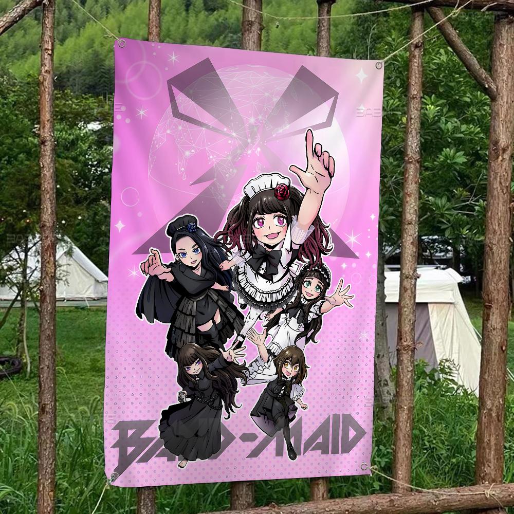 Singer Bband Mmaid Large Size Flags Printing Patterns Interesting Birthday Party Decorations Banner