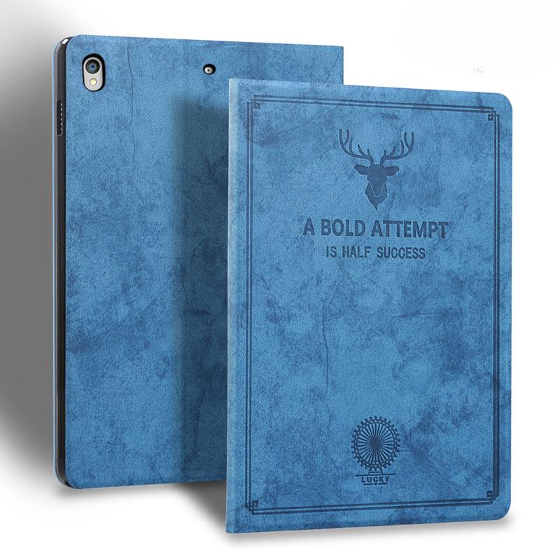 Deer Leather Case for IPad Air 4 10.9 2017 2018 9.7 Air 3 Pro 10.5 11 Mini 1 2 5 Smart Cover 6th 7th 8th 10th 10.9 Stand Cover