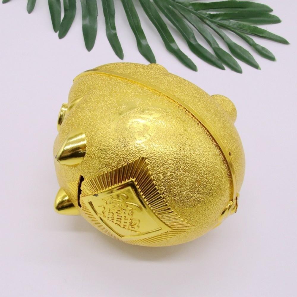 Animal Pig Money Jar Gold Pig Coin Saving Box Decorative Pig Plastic Piggy Bank  Festive Occasions
