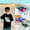 Blocking Color Fashionable Design Letter Printed Children Casual Shoulder Bag