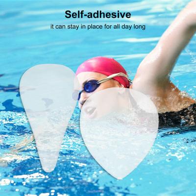 Deve Toe Pad Silikon Deve Toe Kapatıcı Kadın Mayo için Yeniden Kullanılabilir Görünmez Yapıştırıcı