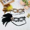 Hot-selling Halloween lace phoenix mask, featuring a sophisticated gradient design, a sexy queen look, and suitable for performances