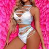 Mesh Erotic Sexy Lingerie Women Fishnet Body Lingerie Set Transparent Sex Babydoll Underwear And Panties Exotic Sets Costumes