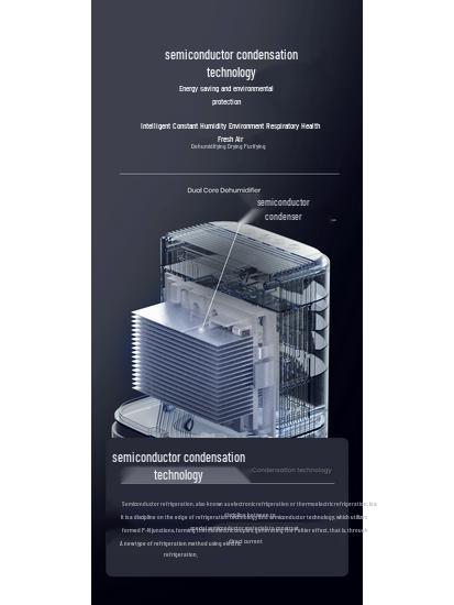 Smart Home Dehumidifier: High-Capacity Moisture Absorber for Bathrooms and Drying Spaces.