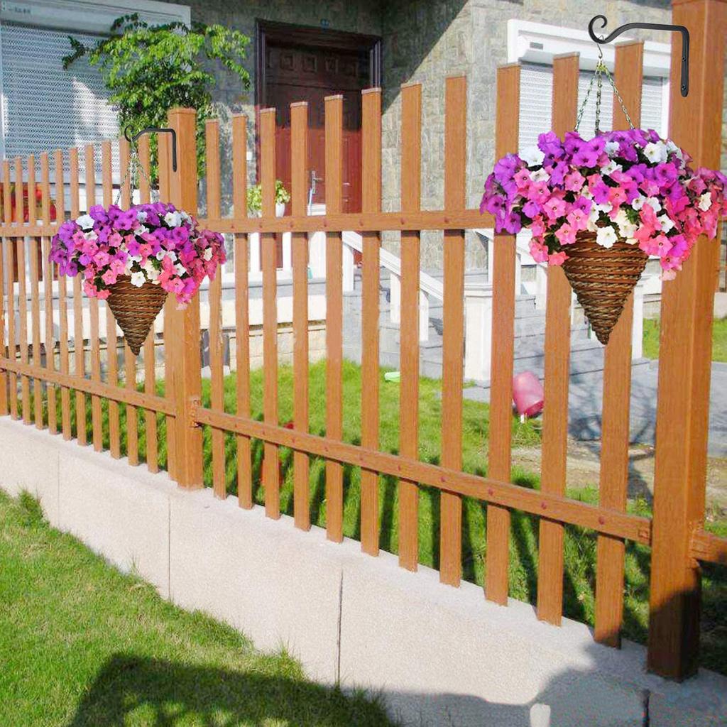 Metal Wall Hooks, Indoor And Outdoor Potted Wall Hooks, Building Garden Decorative Light Hooks