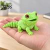 Modello Lucertola in PLA Stampato 3D Figura Drago Barbuto, Giocattolo Fidget Realistico con Figura Dalla Vita Reale Giunti Flessibili, Rettile Articolato per Decorazione da Scrivania