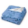 Snoopys Blue Space Astronaut Pattern Blanket Cover Flannel Throw Blanket Bed Sofa Printed Soft Warm Bedsprea,
