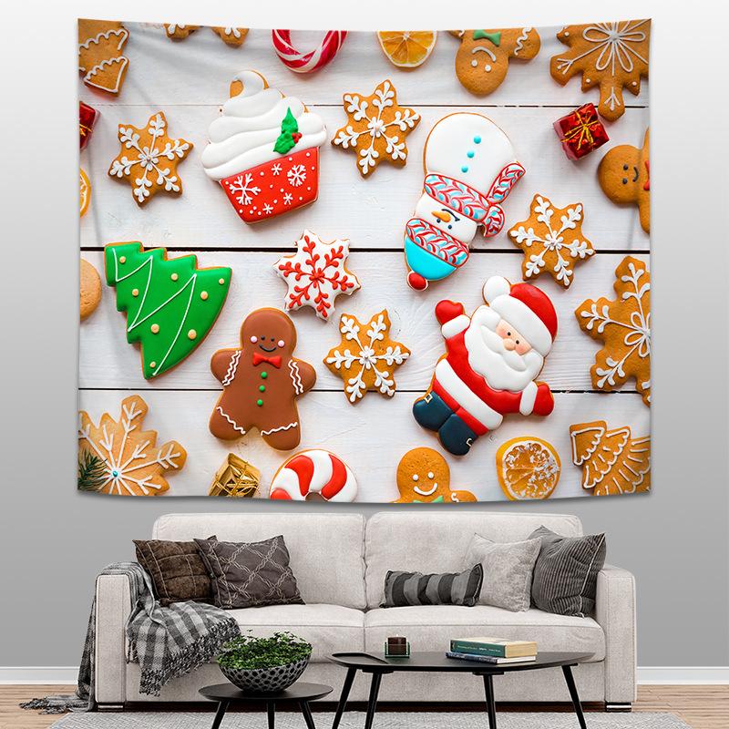 Christmas home decoration tapestry wall tapestry European style scene background cloth bohemian tapestry tapeçaria de natal