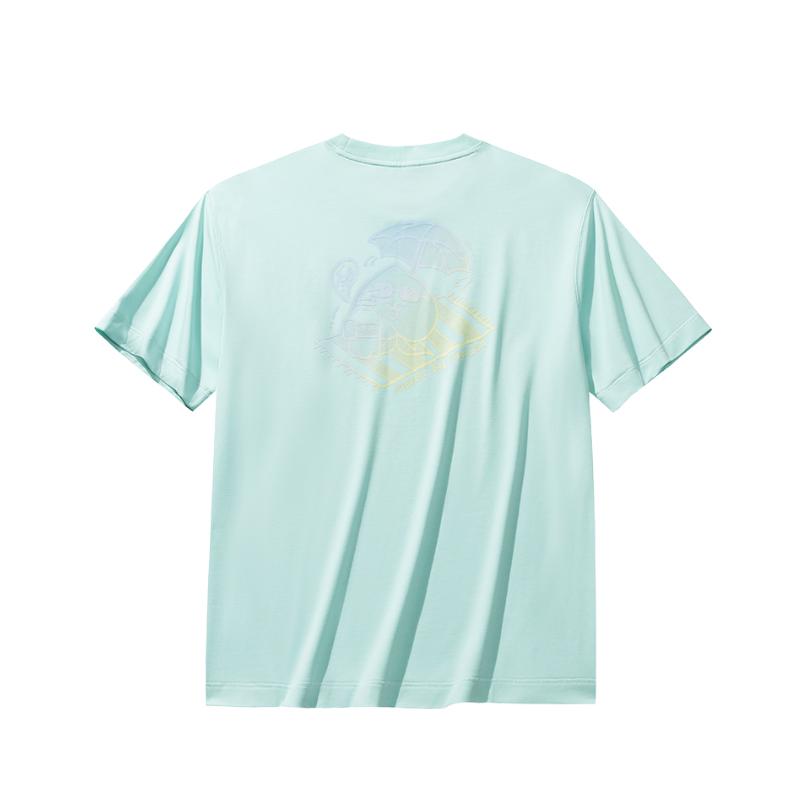 Anta Simple Breathable Round Neck Comfortable Sports Casual Short Sleeve T-Shirt Unisex Tops 172538103R-1