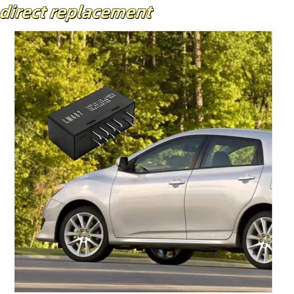 LM487 LED Flasher Turn Signal Relay for Chevy Silverado GMC Cadillac Hummer 03-07, 10383321 15231201 LED Blinker Module Hazard Warning LED Flasher GM