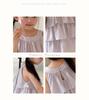 Large Size 26 New Summer Girls' Korean Halter Doll Top & Wide-Leg Pants Set - 710531