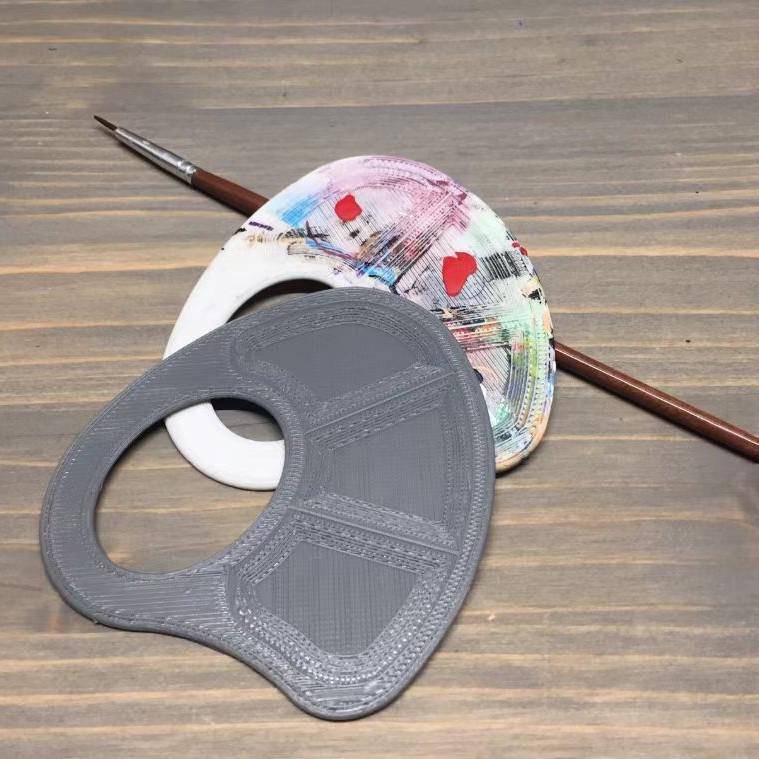Portable 3D Printed Color Palette for Art Students