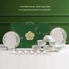 JIN MING LI Nordic Blossom Ceramic Dinnerware Set