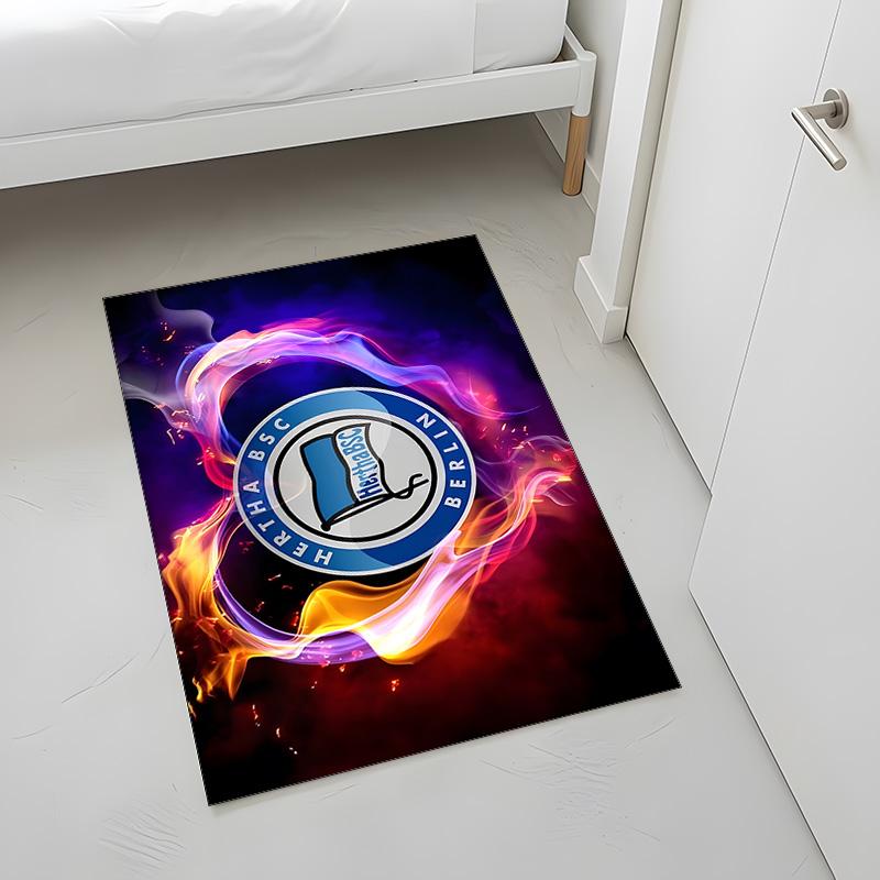 Hertha Berliner Sport Club (14) Rug Suitable For Living Rooms Bedrooms Computer Rooms Dining Areas And Placement Under Tables And Chairs Also An Ideal
