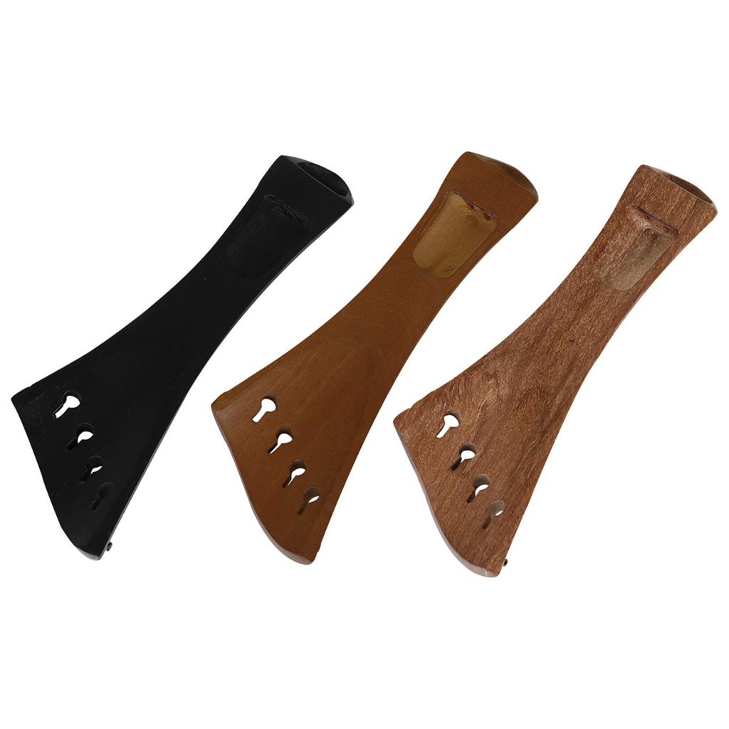Standard Wood 4/4 Violin Tailpiece Replacement String Plate Violin Tailpiece String Instruments Parts Easy to Install