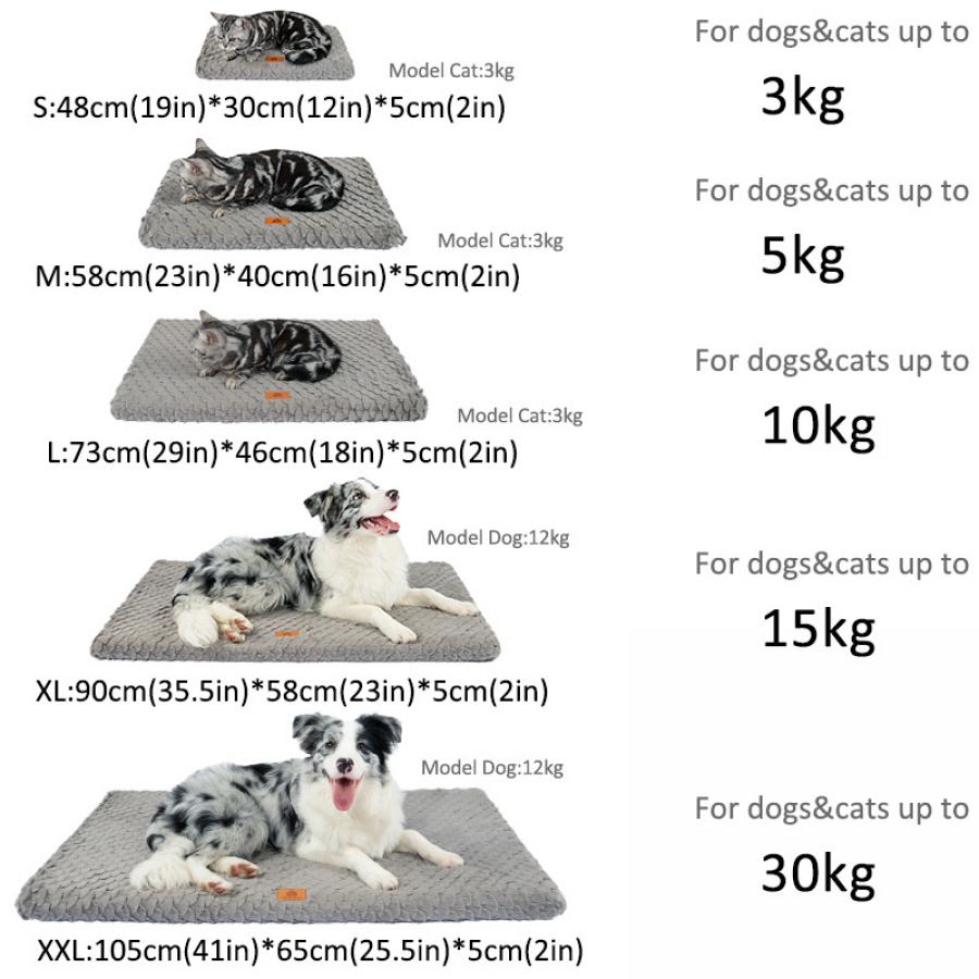 Pat scurt de pluș, detașabil, lavabil pentru animale de companie, pat pentru câini cu elasticitate ridicată, care nu se prăbușește, potrivit pentru câini și pisici mici și mijlocii