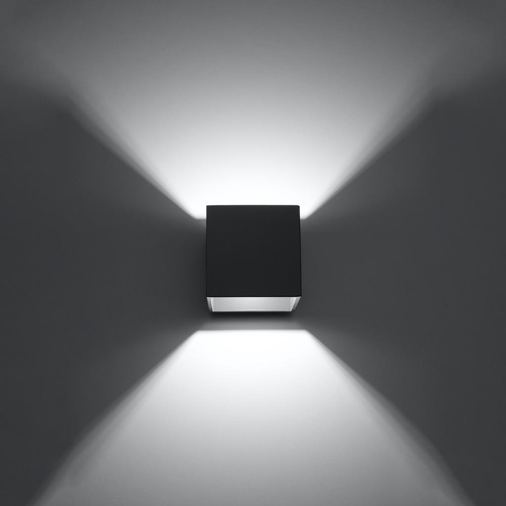 Quad 1 Anthracite Wall Lamp
