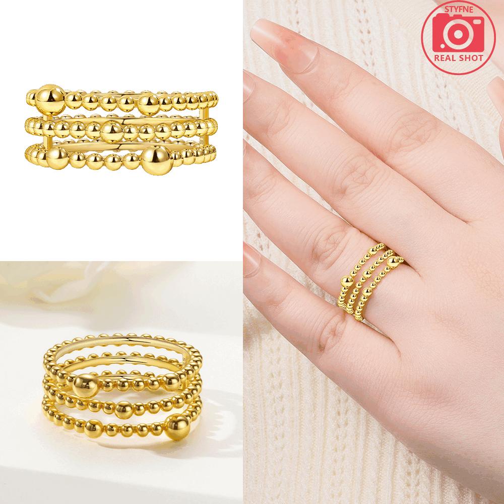 

Позолоченное кольцо Эффект водной ряби Винтажное белое циркониевое кольцо с драгоценным камнем Настоящая медь Кольцо для подарка на День святого Валентина Женские ювелирные изделия Кольцо 6