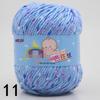 Bean Color Dot Medium Thick Hand-Knitted Yarn Silk Protein Fluff Sweater, Scarf, Jacket, Hat Wool for DIY Knitting