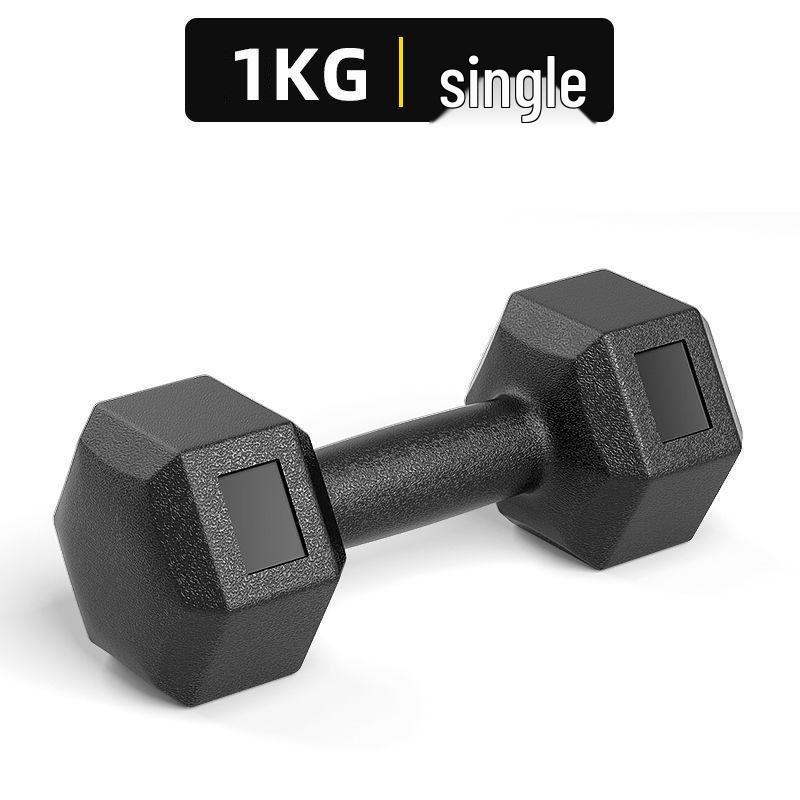 Hexagonal Eco-Friendly Dumbbell Pair for Men's and Women's Home Fitness