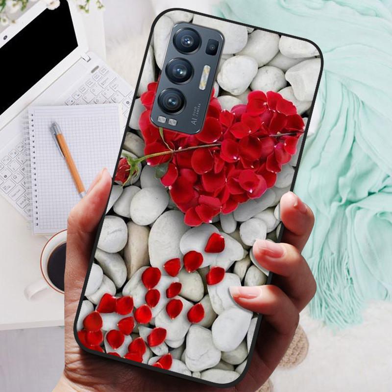 For OPPO Find X3 Neo Case Black Cover Lion Wolf Silicone Soft Back Cases For OPPO Find X3 Lite Phone Case Reno 5 Pro Plus 5G
