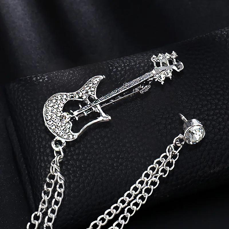 1PC Pin Tassel Brooch Jewelry Fashion Scarf Buckle Chain Brooch Brooch Suit Brooch Clothing Accessories Shining Multicolor