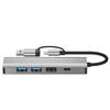 6-in-1 USB-C Laptop Dock with USB 3.2 and 10Gbps Network Adapter