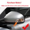 2PCS Dynamic Blinker Side Mirror Sequential Indicator LED Turn Signal Light For Volvo C30 C70 S40 S60 V40 V70 V50